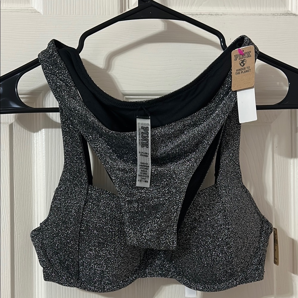 Victoria's Secret PINK Glitter Sports Bra